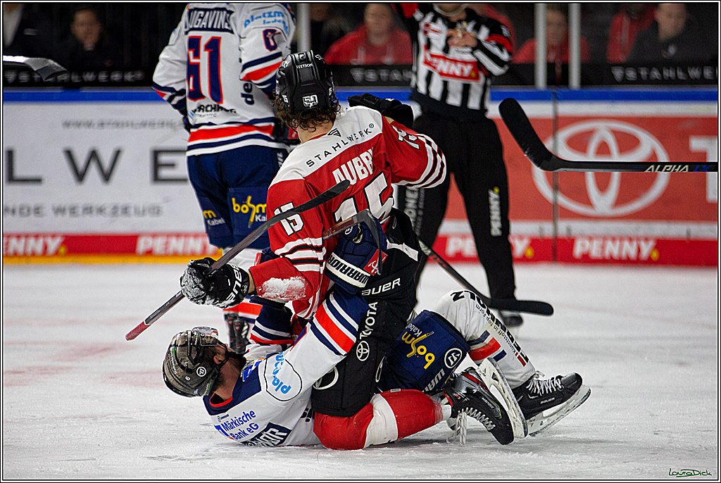 PENNY DEL; Koelner Haie- Iserlohn Roosters; Koeln, 24.01.2023